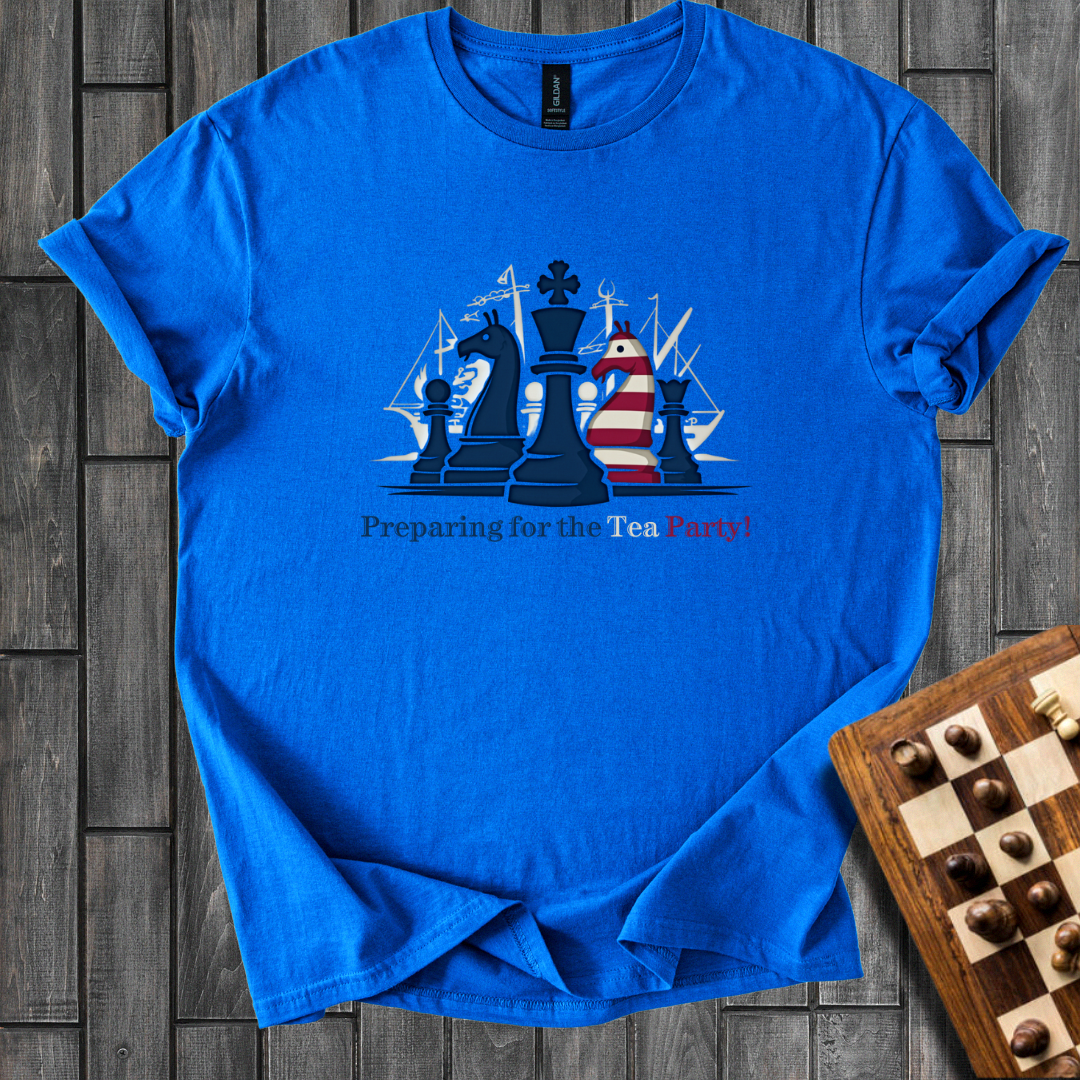 Preparing For The Tea Party Chess T-Shirt