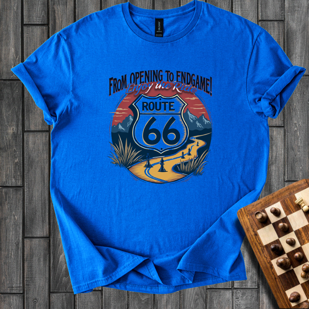 Chess Route 66 T-Shirt