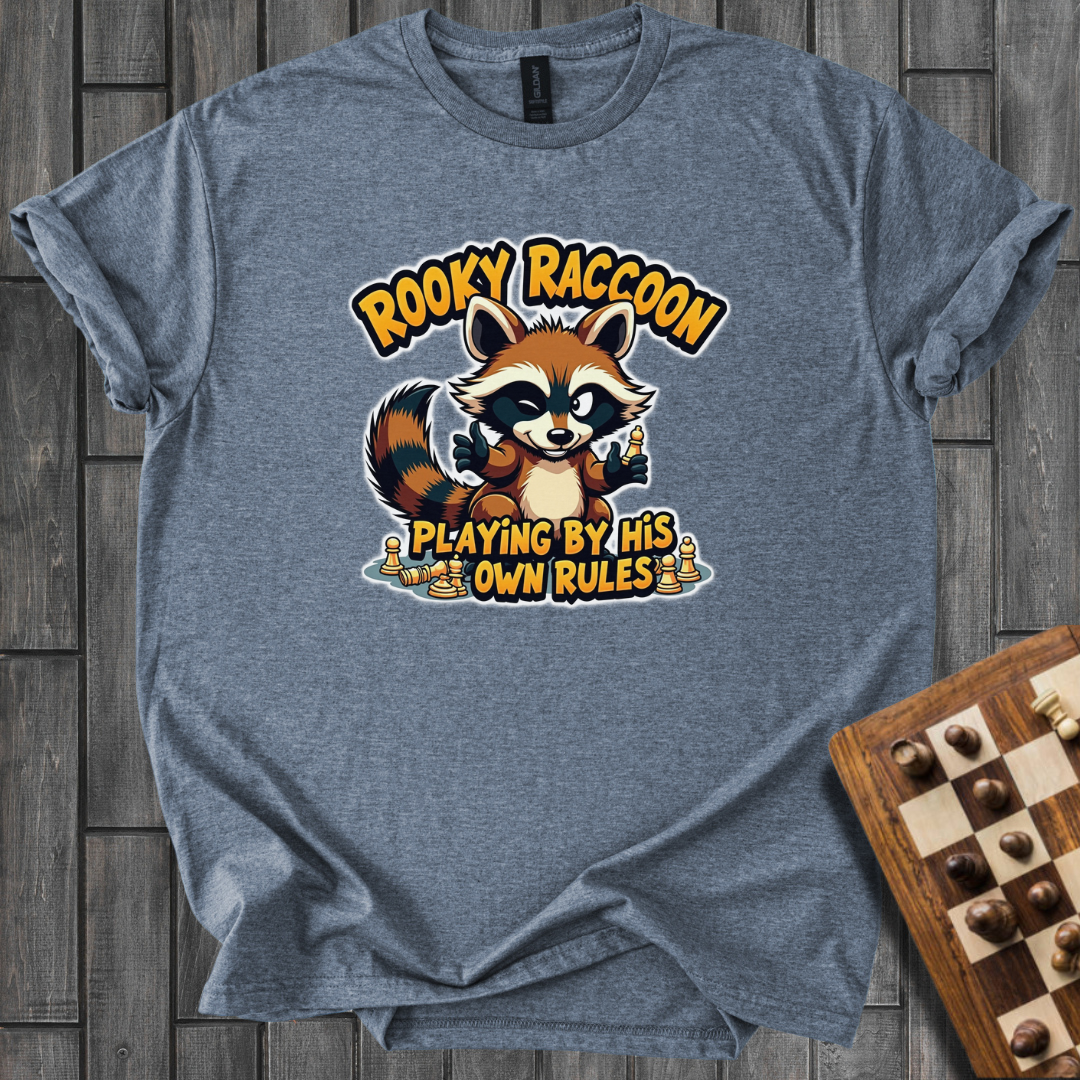 Rooky Raccoon Chess T-Shirt