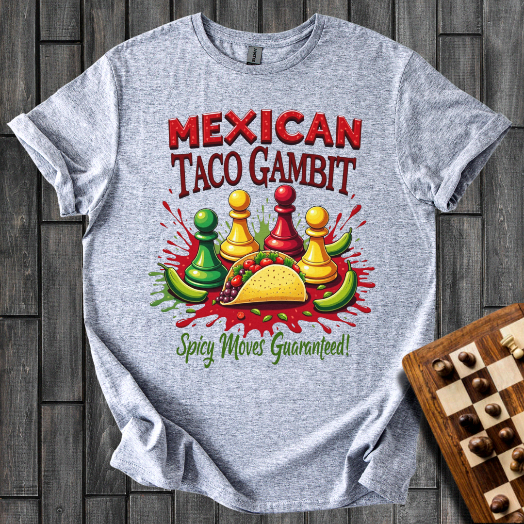 Taco Gambit Chess T-Shirt