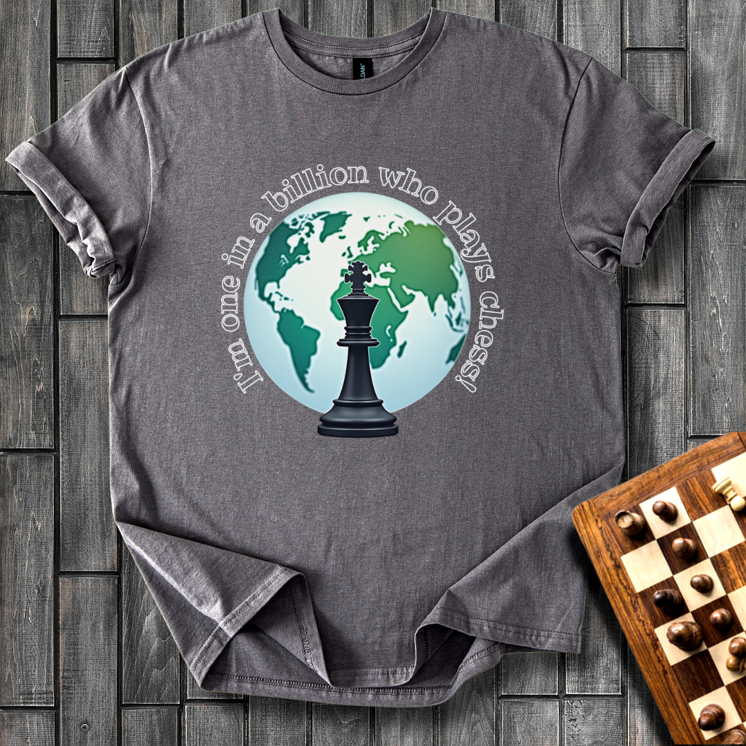 One in a Billion Chess T-Shirt
