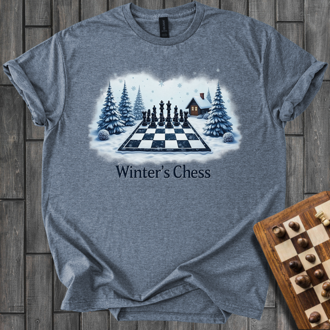 Winter Stage Setting Chess T-Shirt