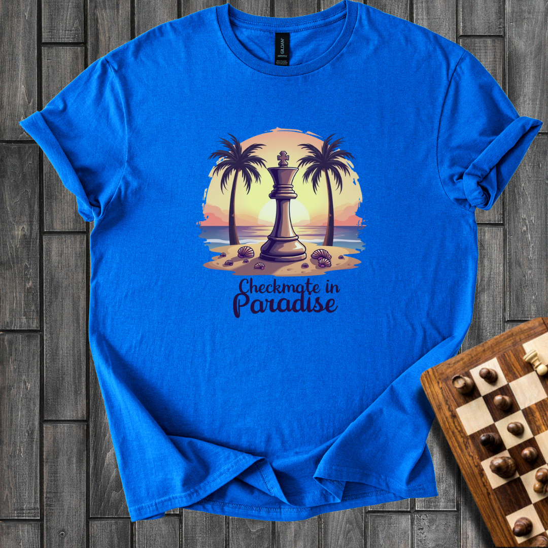 Checkmate in Paradise Chess T-Shirt