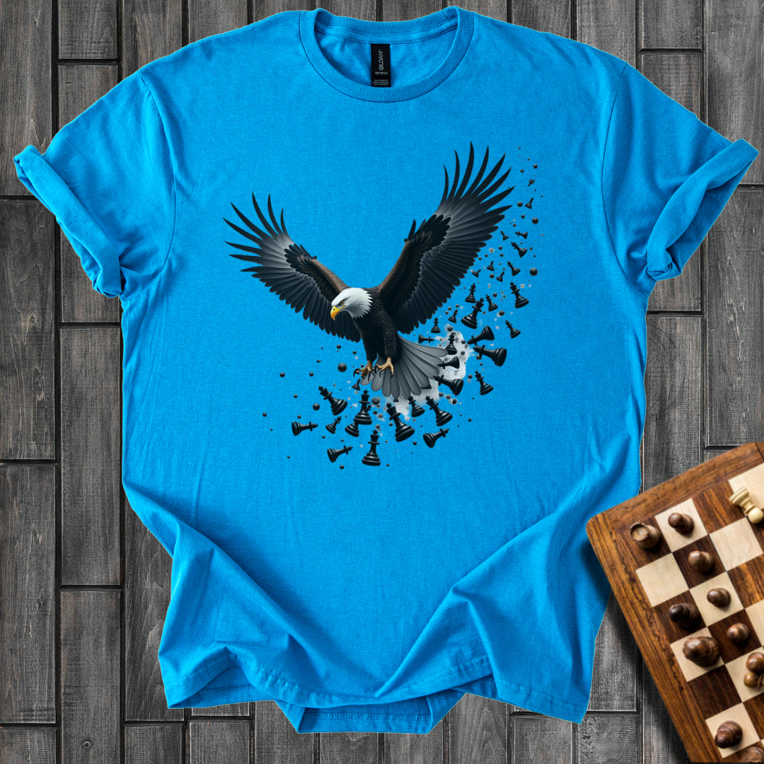 Wings Over the Chess Pieces T-Shirt