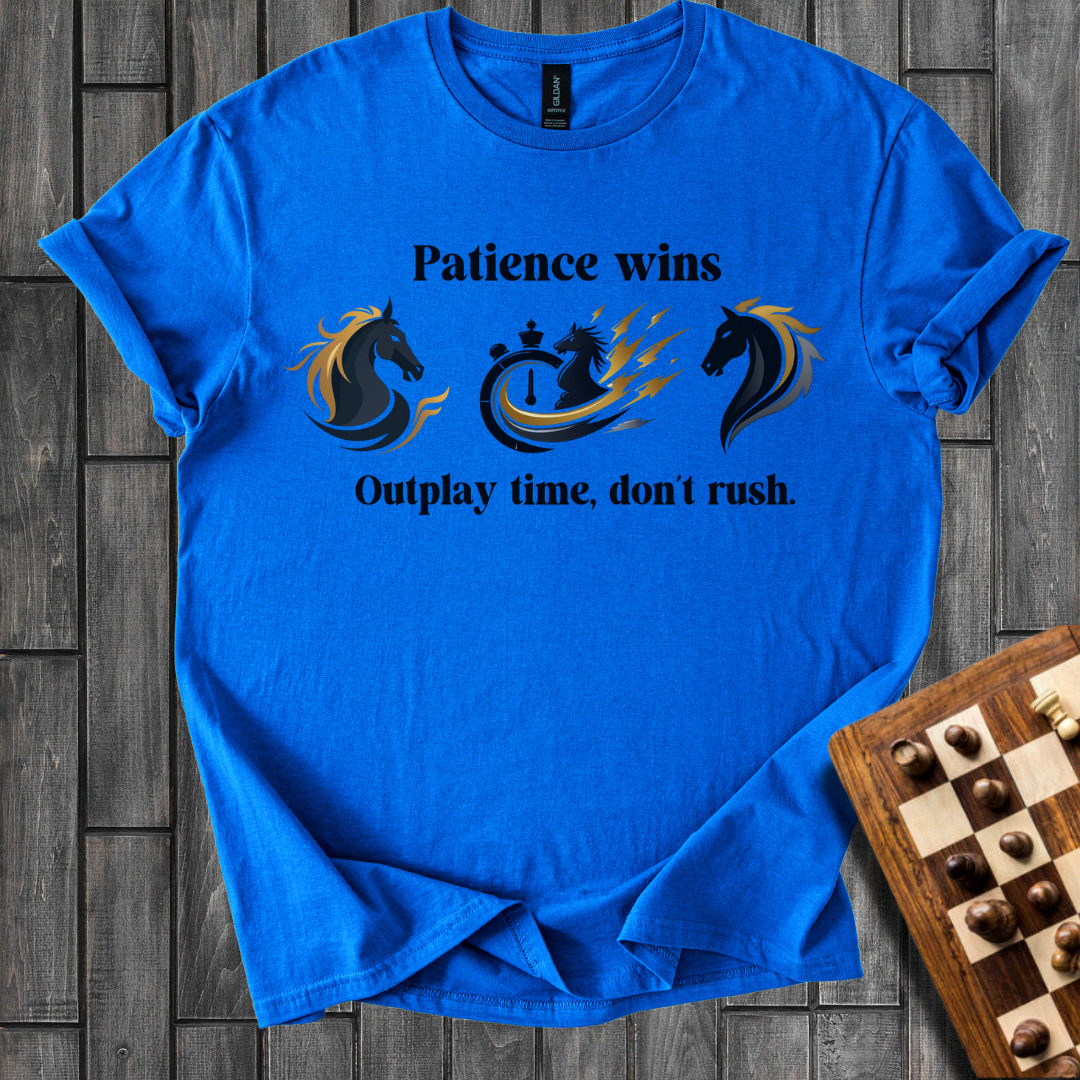 Patience Wins Chess T-Shirt