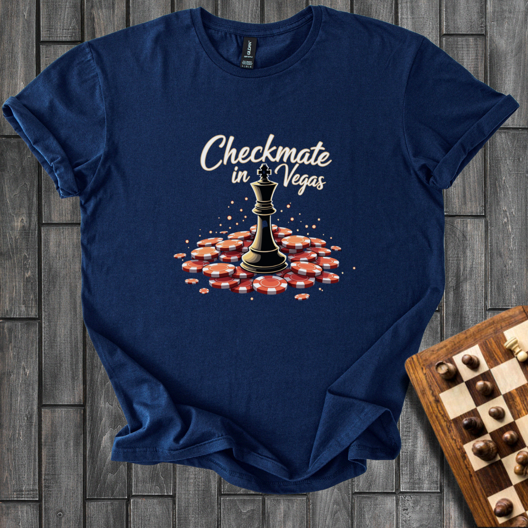 Checkmate in Vegas Chess T-Shirt