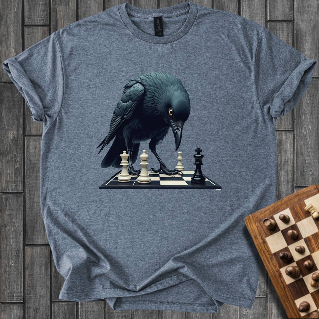 The Crow Knows Chess T-Shirt
