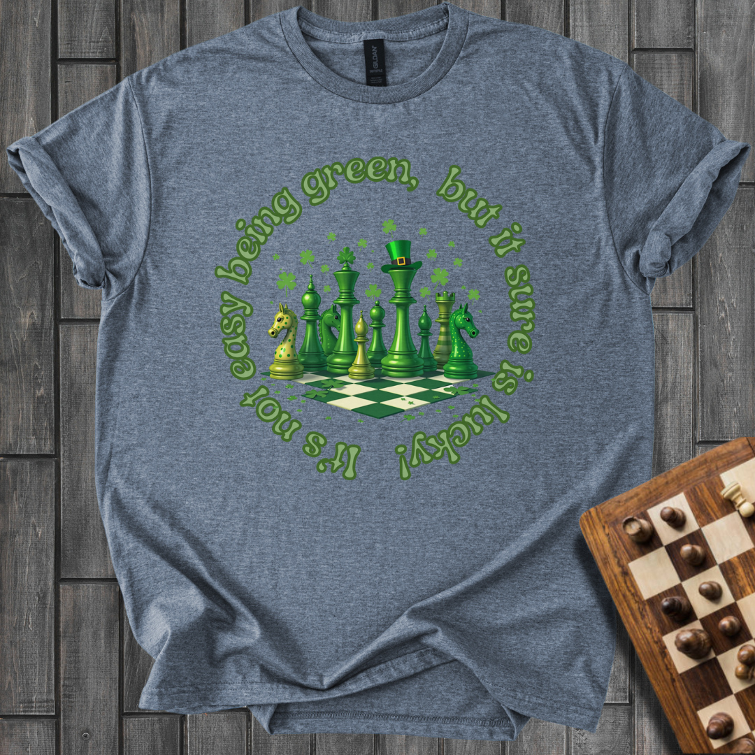 Lucky to be Green Chess T-Shirt