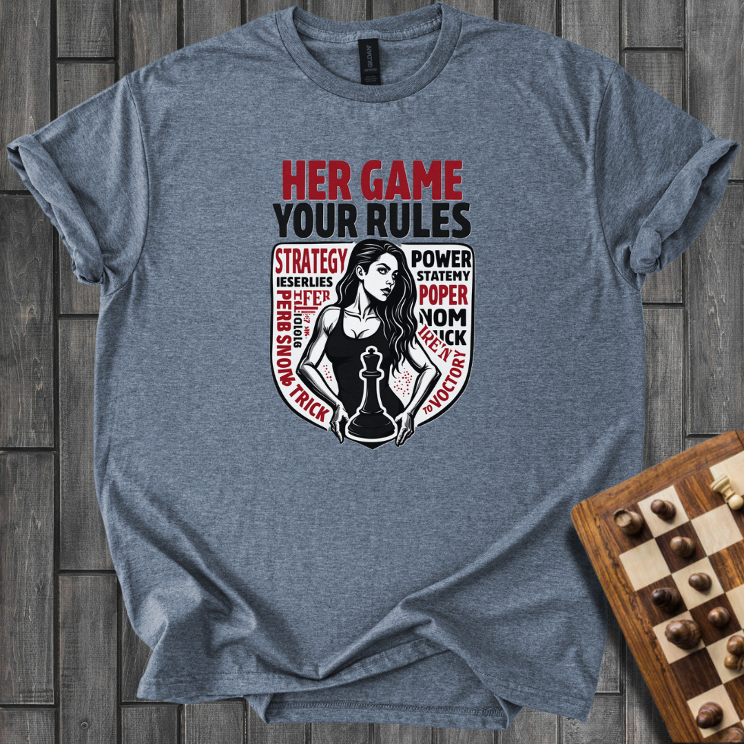 Her Game Your Rules Chess T-Shirt