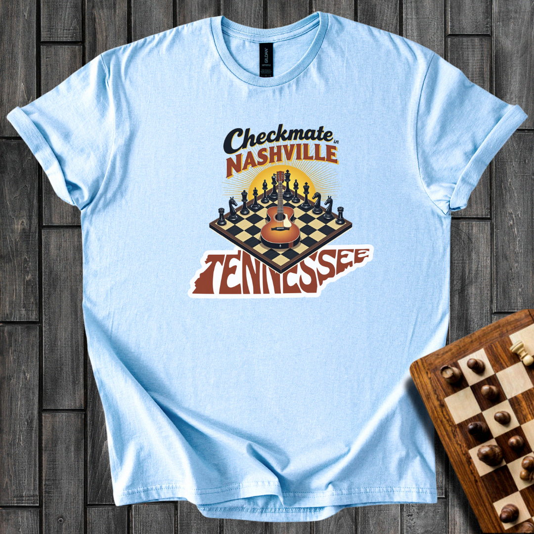 Checkmate in Nashville Chess T-Shirt
