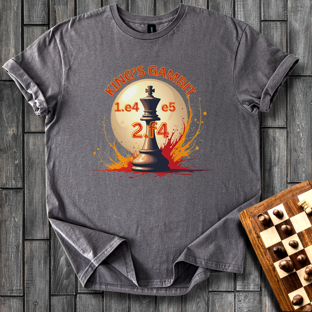 Real King's Gambit Chess T-Shirt
