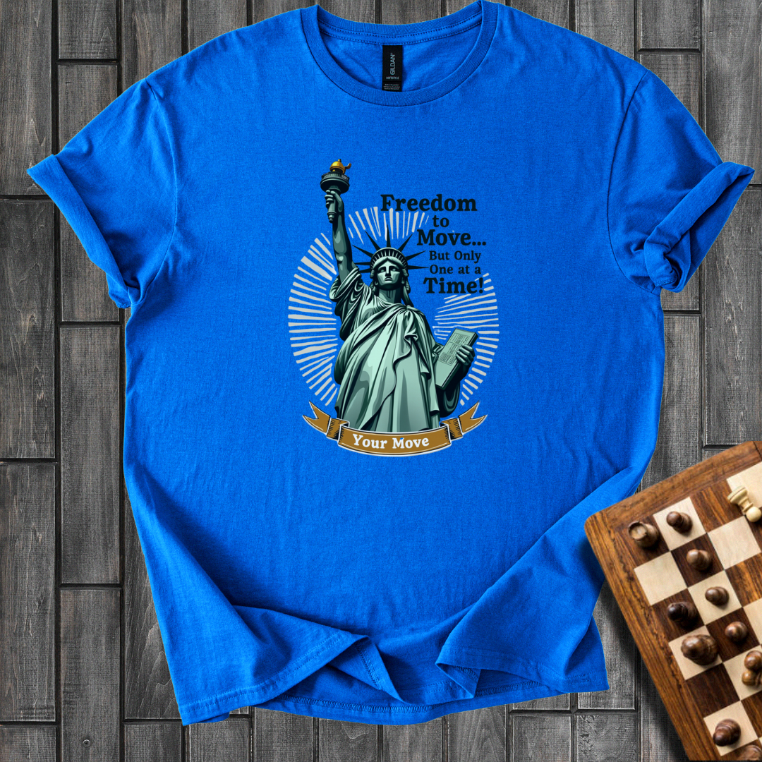 Freedom to Move Chess T-Shirt