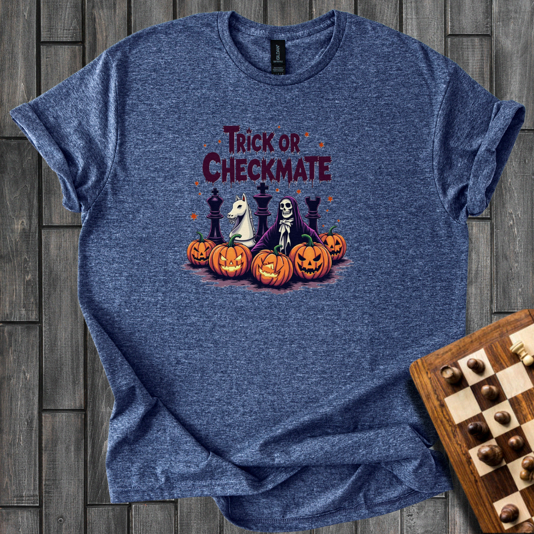 Checkered Horrors Chess T-Shirt