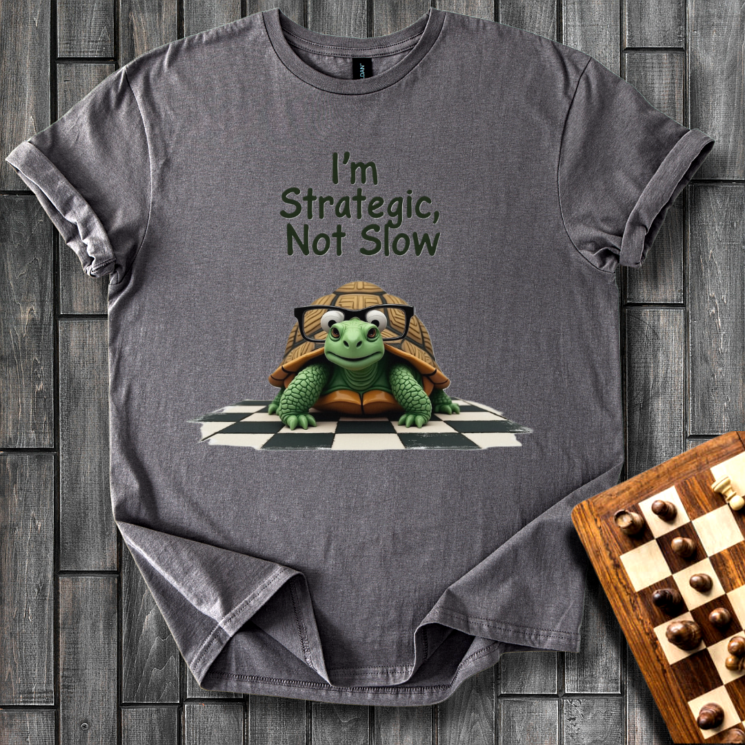 Turtle Patience And Tactics Chess T-Shirt