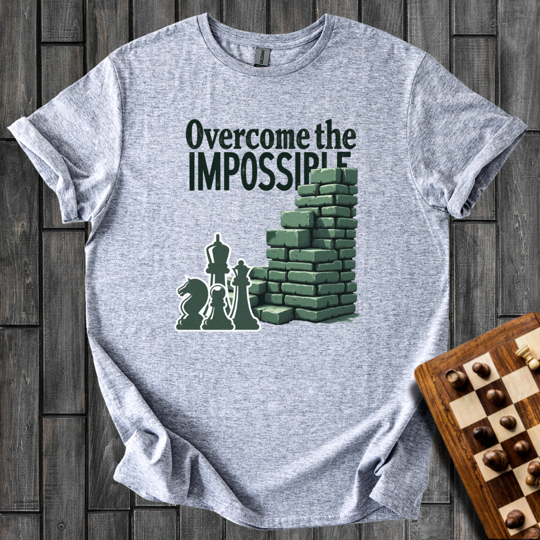 Overcome The Impossible Chess T-Shirt
