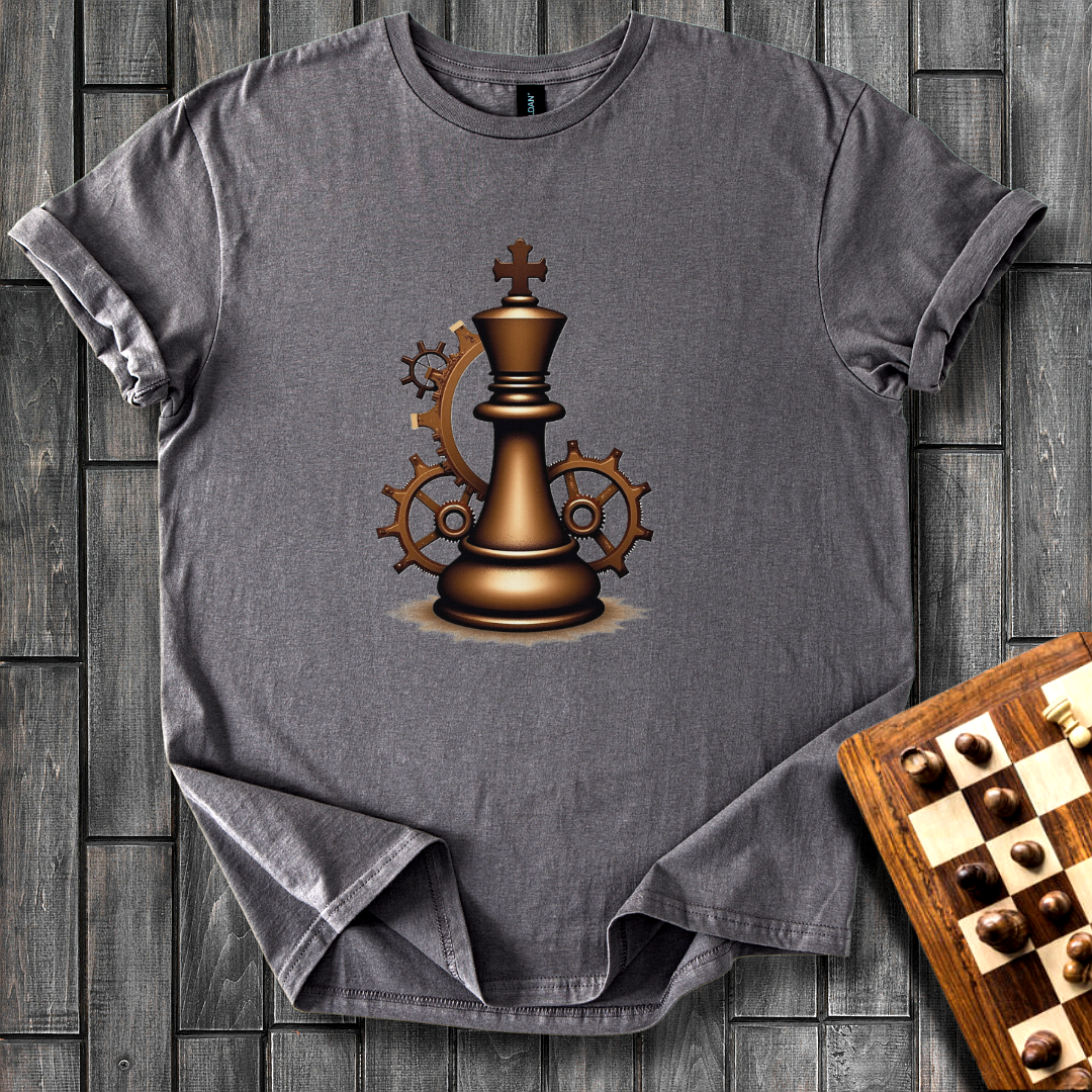 Steampunk Chess King T-Shirt