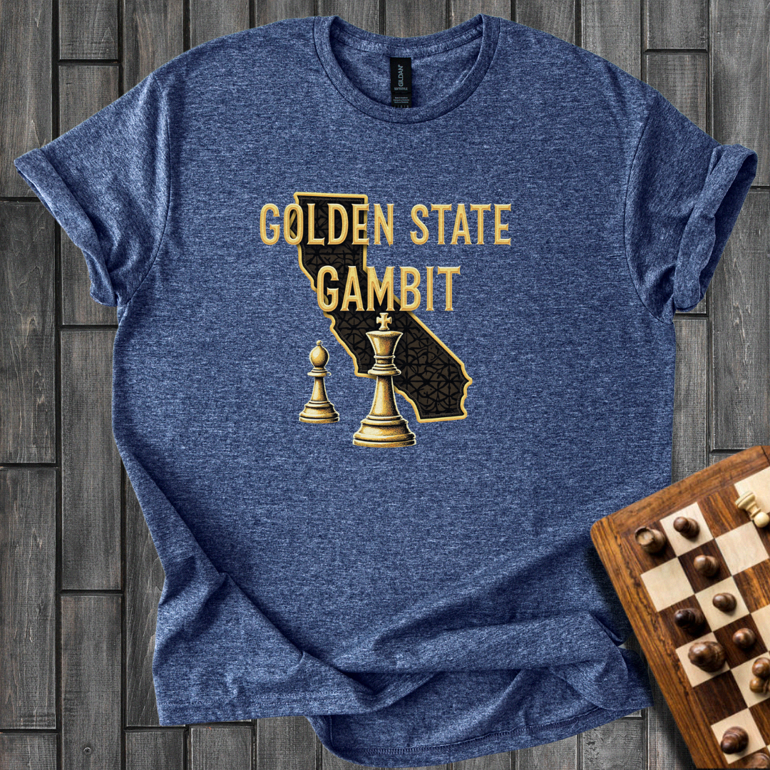 Golden State Gambit Chess T-Shirt