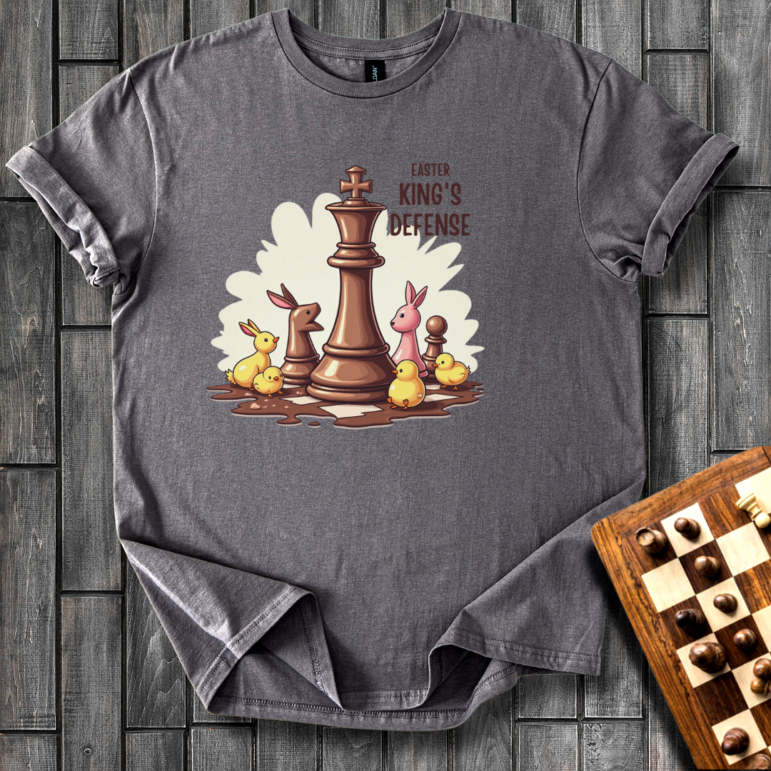 Easter King's Defense Chess T-Shirt