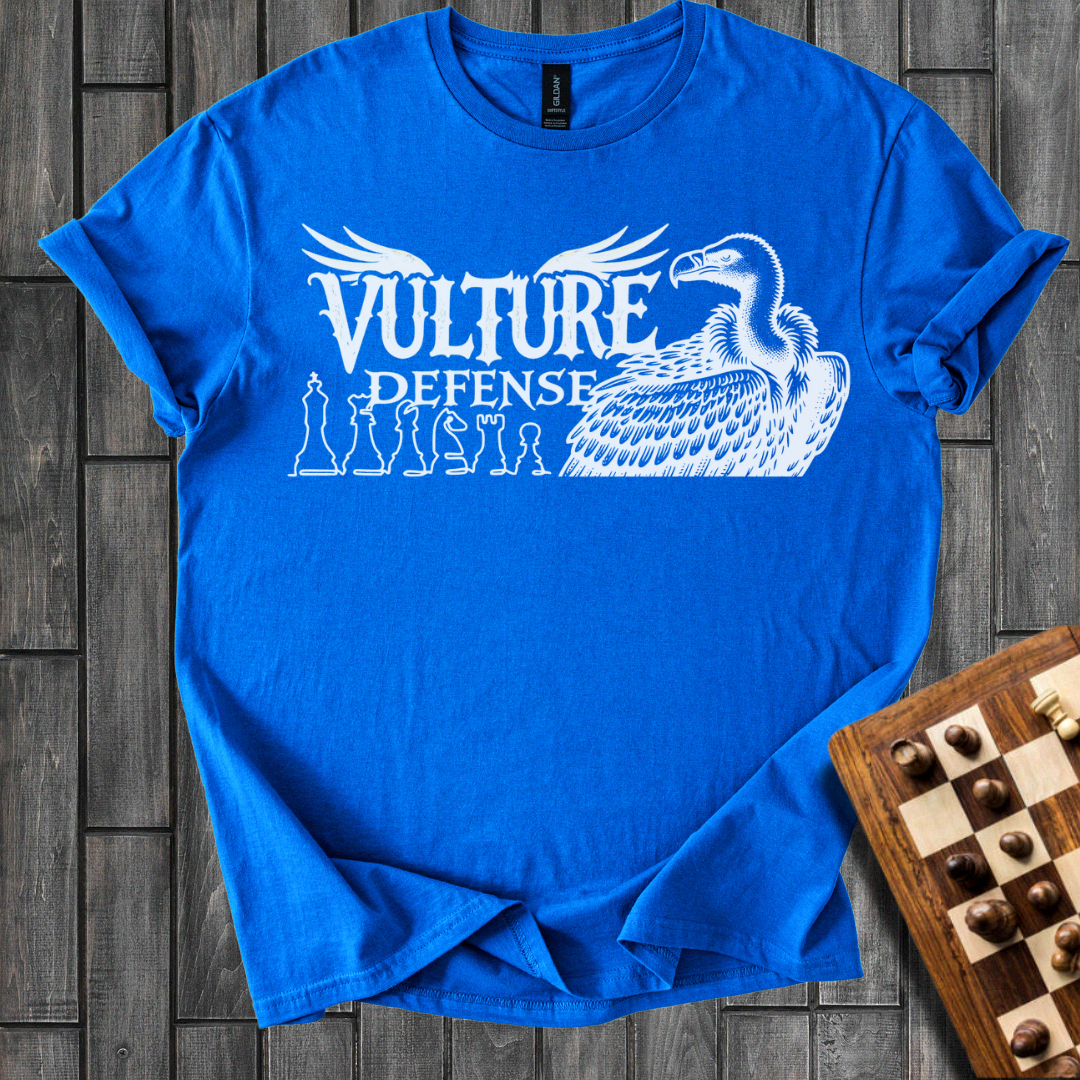 Vulture Defense Chess T-Shirt