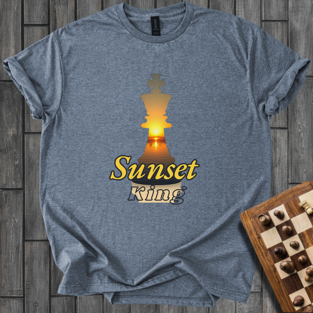 Sunset King Chess T-Shirt