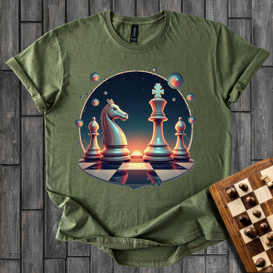 Nightfall Knights Chess T-Shirt