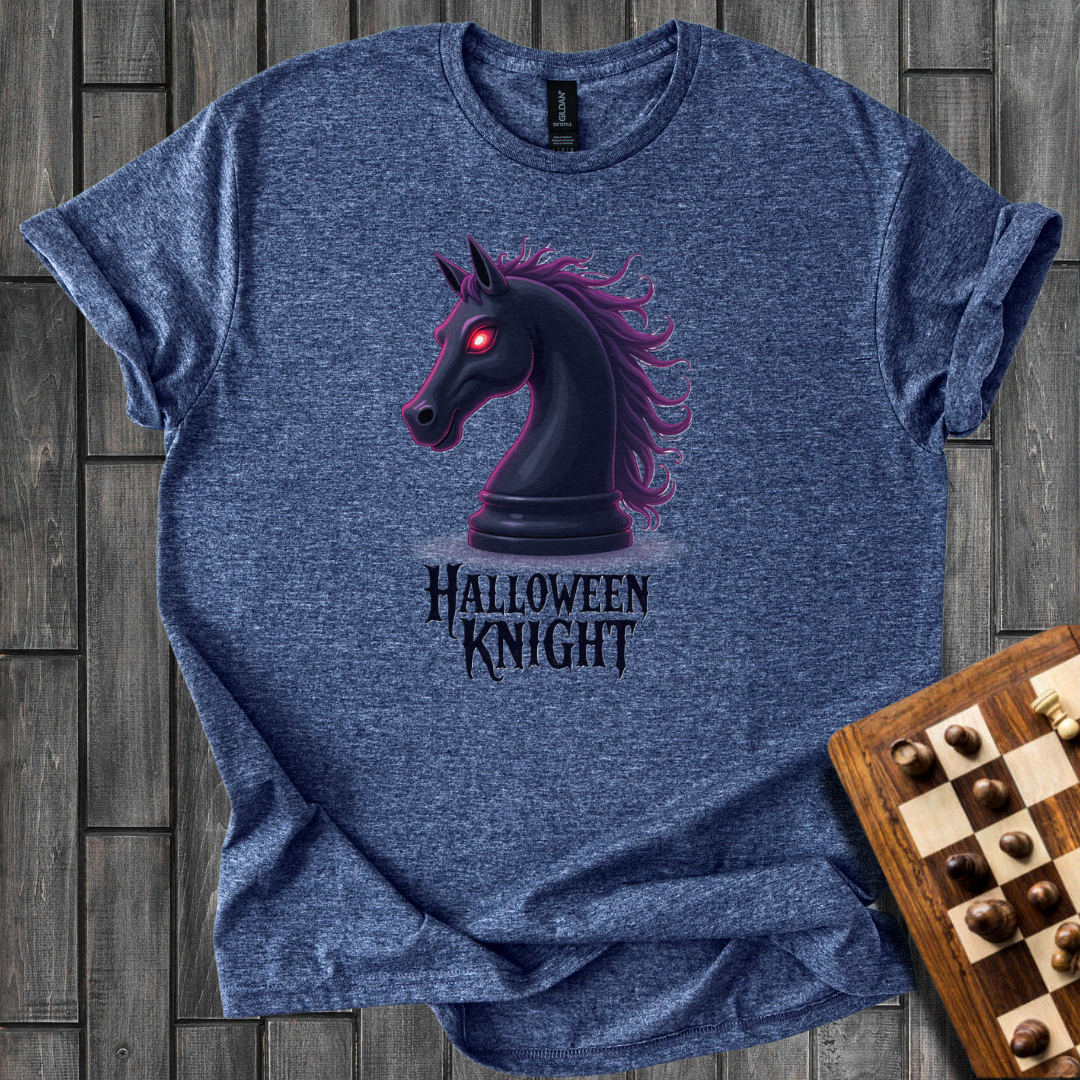 Halloween Knight Chess T-Shirt