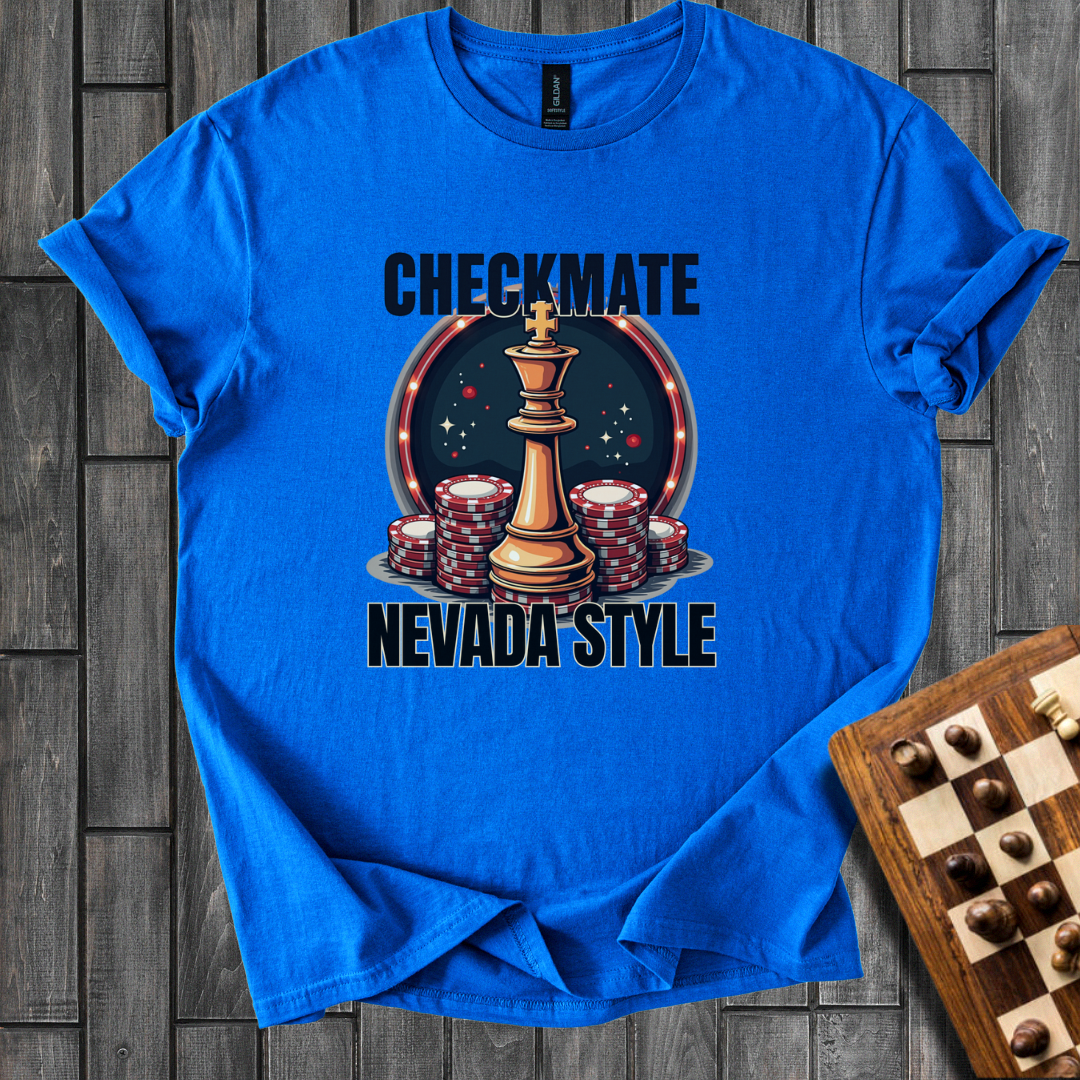 Checkmate Nevada Style Chess T-Shirt