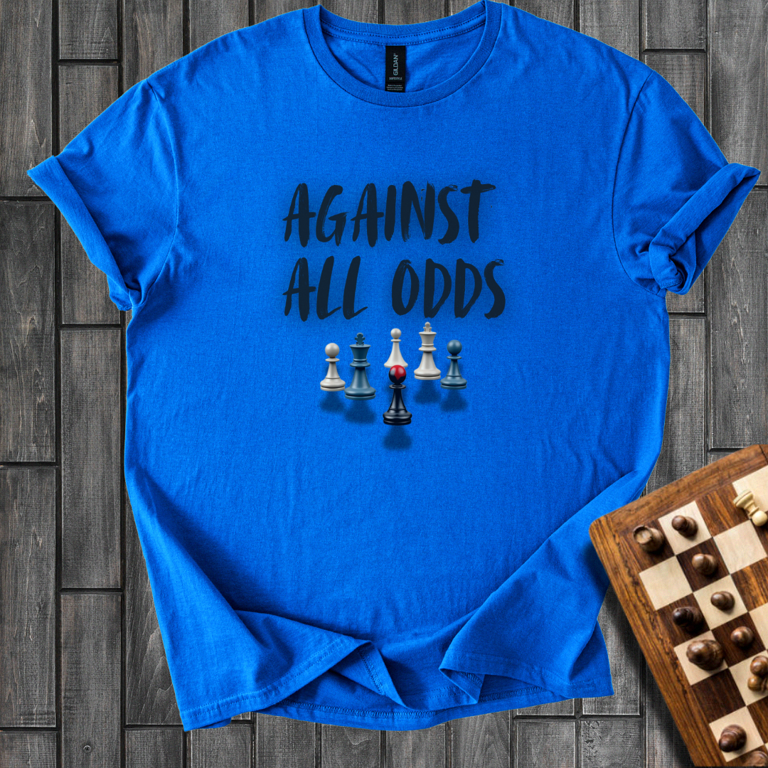 Against All Odds Chess T-Shirt