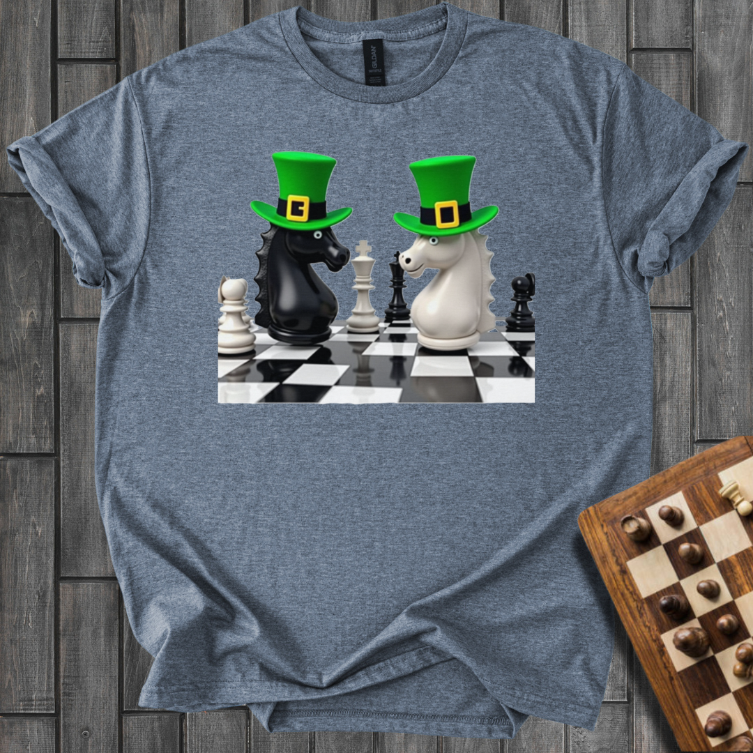 St. Patrick`s Day Knights Chess T-Shirt
