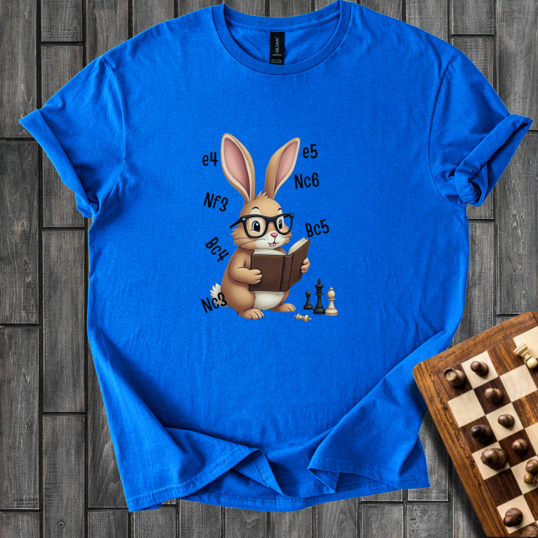 Easter Bunny's Studies Chess T-Shirt