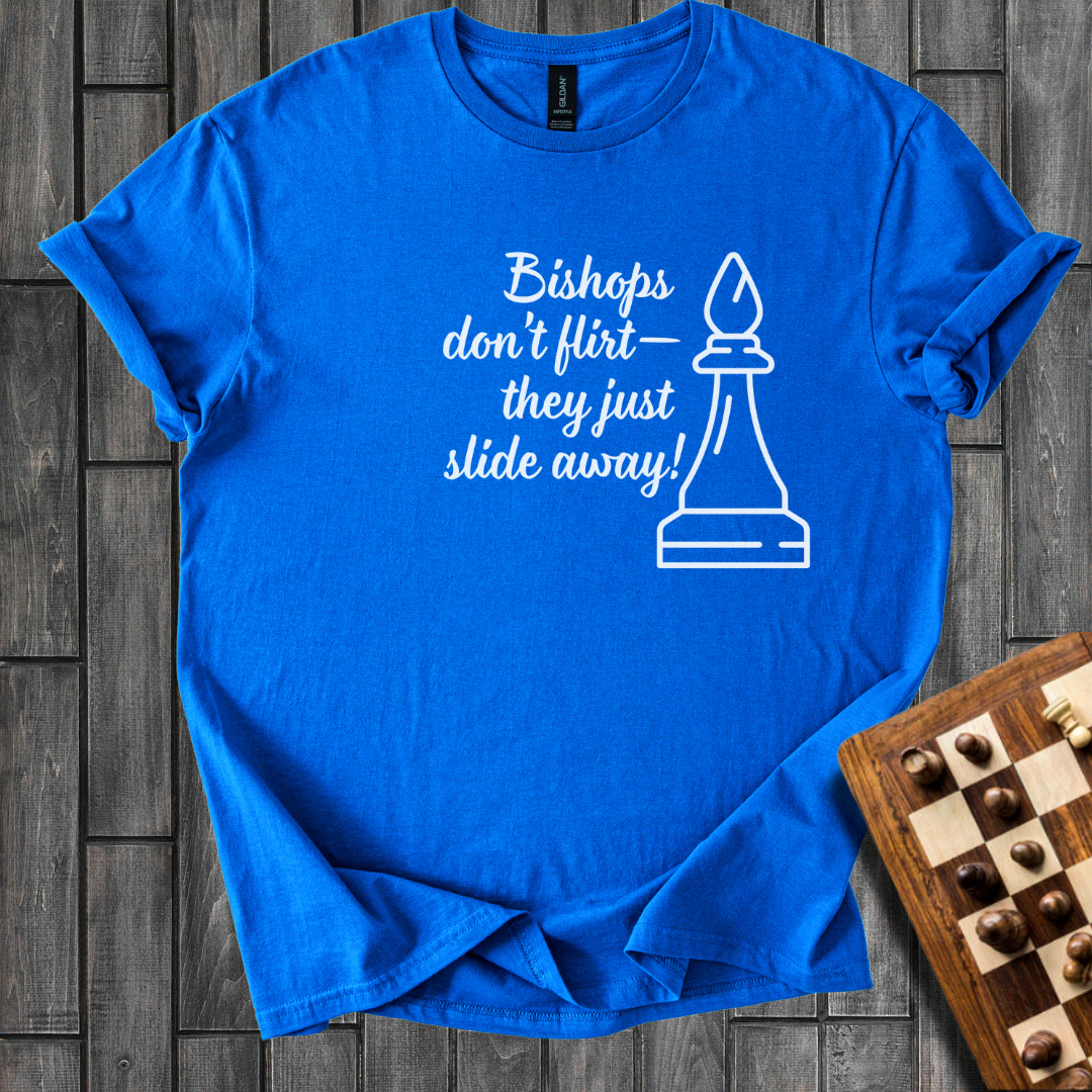 The Bishop’s Love Life Chess T-Shirt