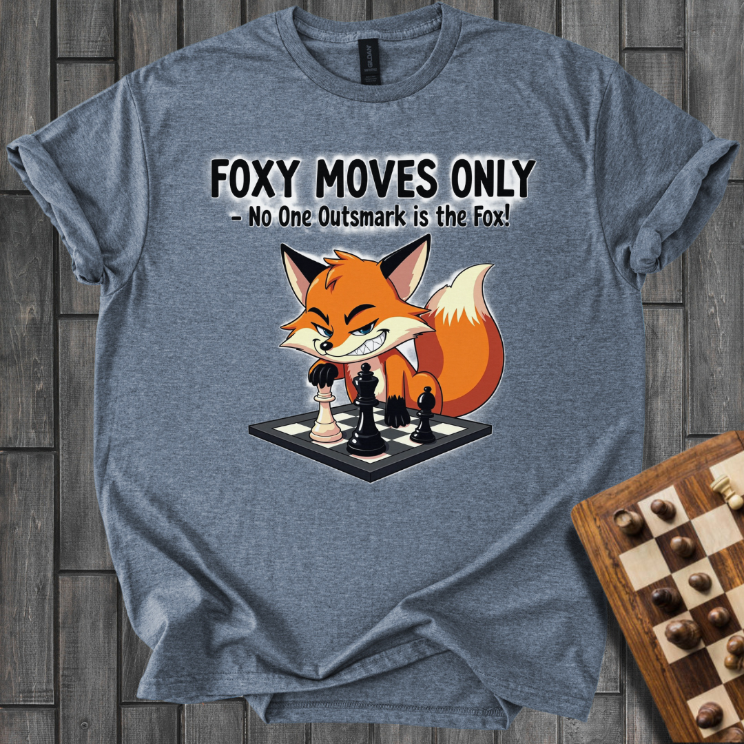 The Secret Foxy Strategy Chess T-Shirt