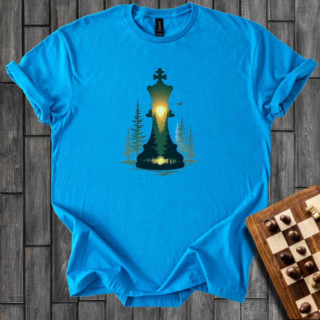 Majestic Dawn Chess King T-Shirt