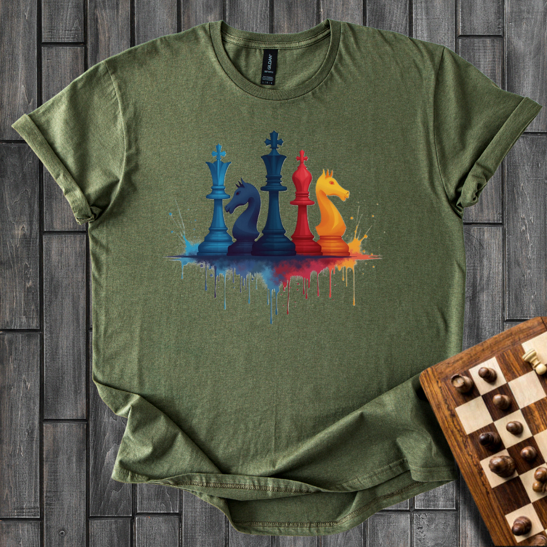 Multicolored Chess T-Shirt