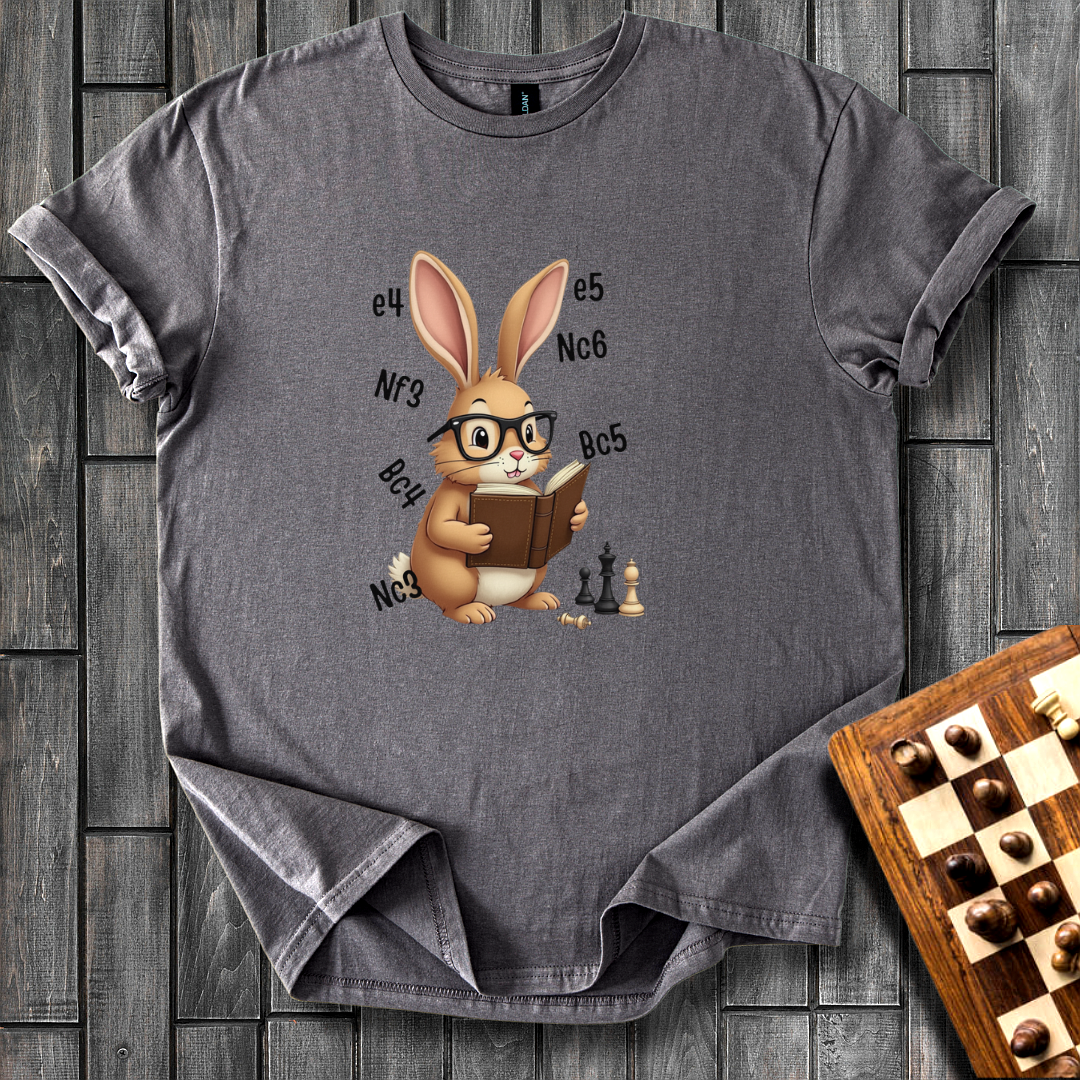 Easter Bunny's Studies Chess T-Shirt