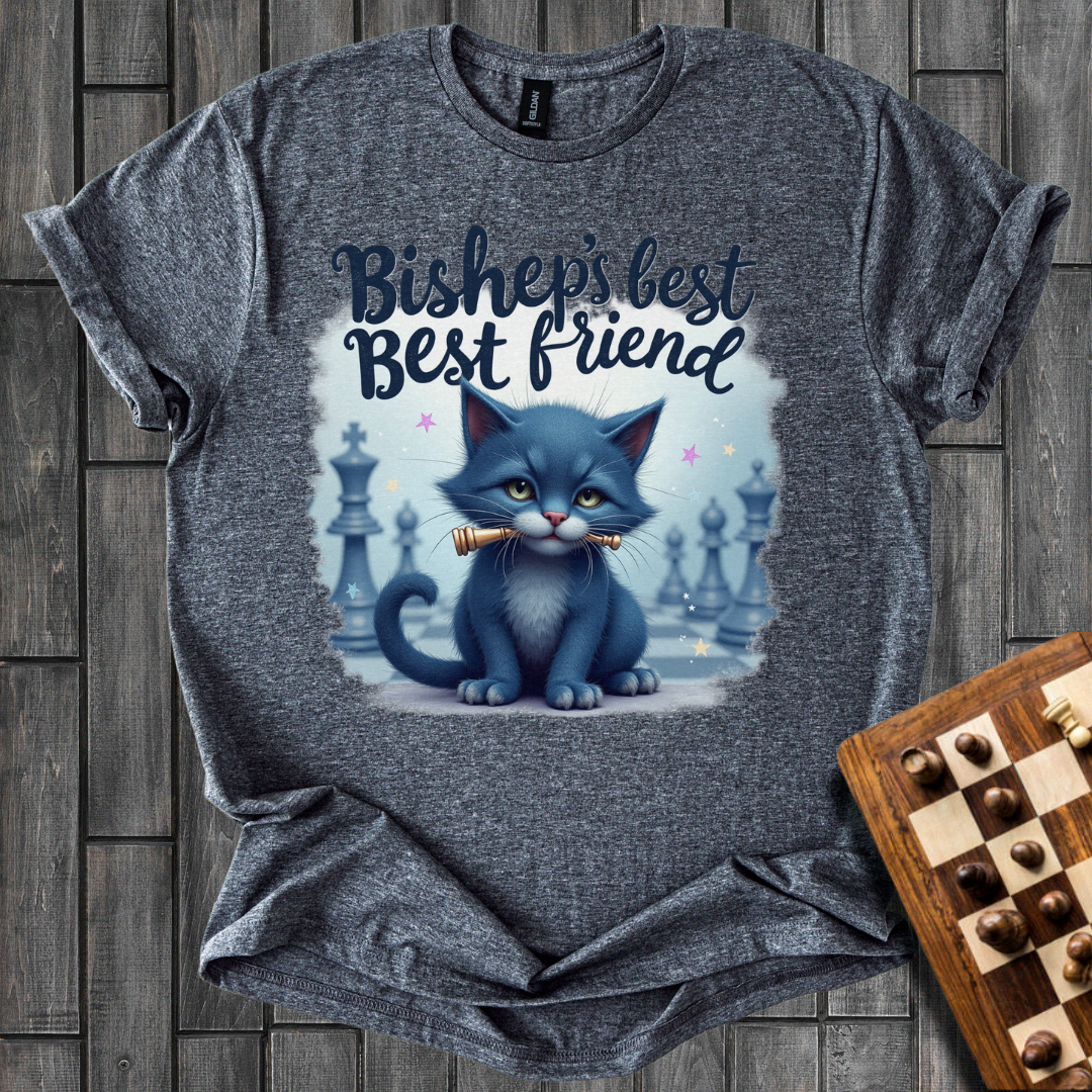 Paw-sitional Bishop Chess T-Shirt