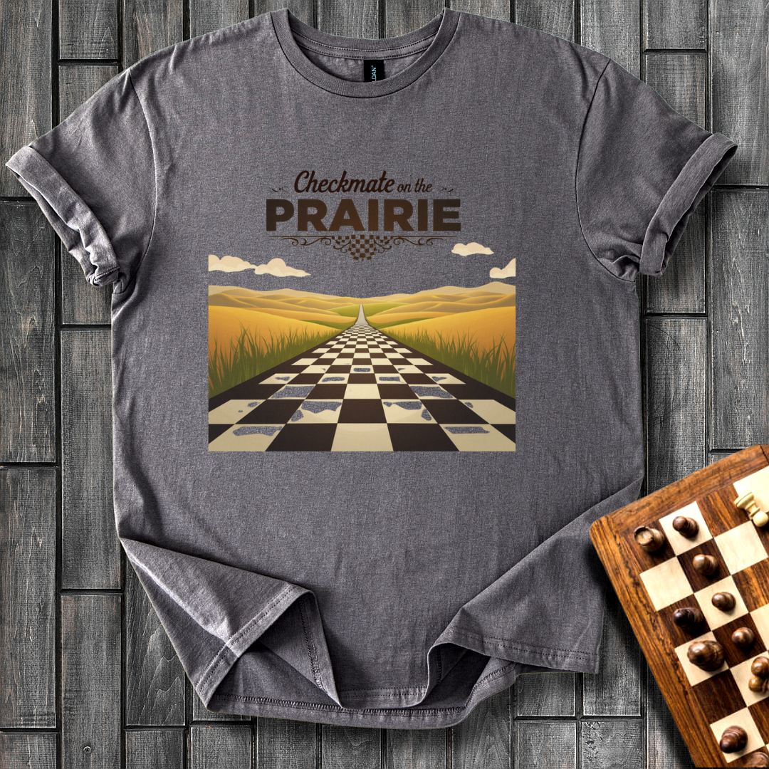 Checkmate On The Prairie Chess T-Shirt
