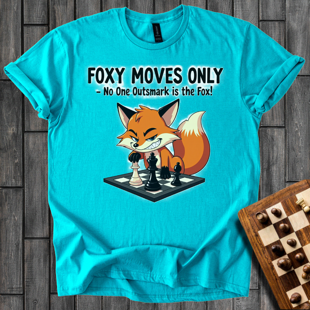 The Secret Foxy Strategy Chess T-Shirt