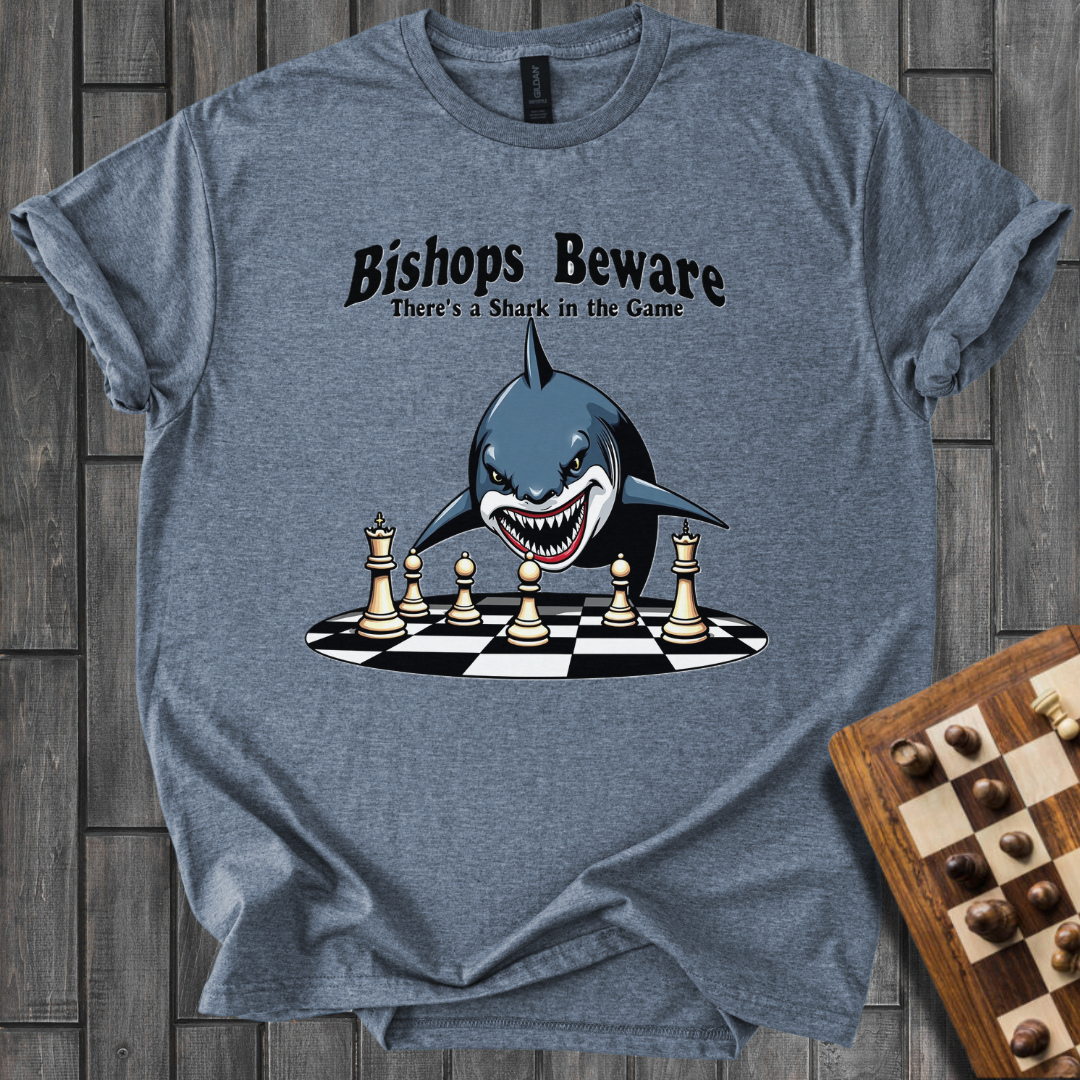 Shark Attack Chess T-Shirt
