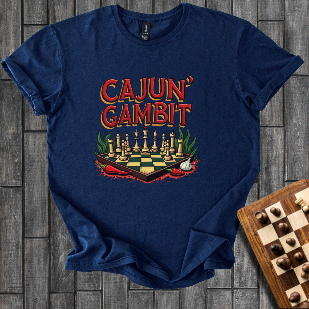 Cajun Gambit Chess T-Shirt