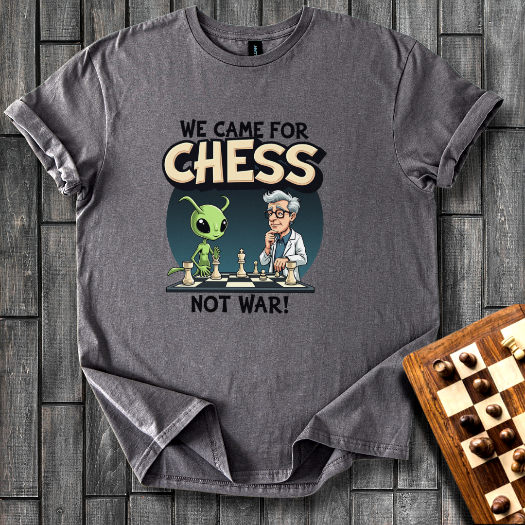 We Are Not Alone Chess T-Shirt