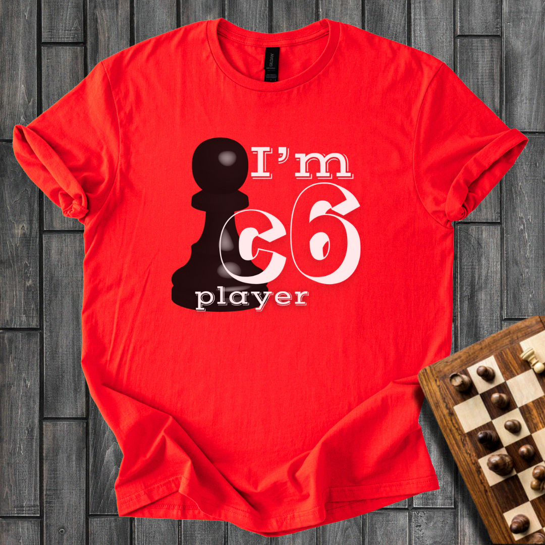 c6 Player Chess T-Shirt