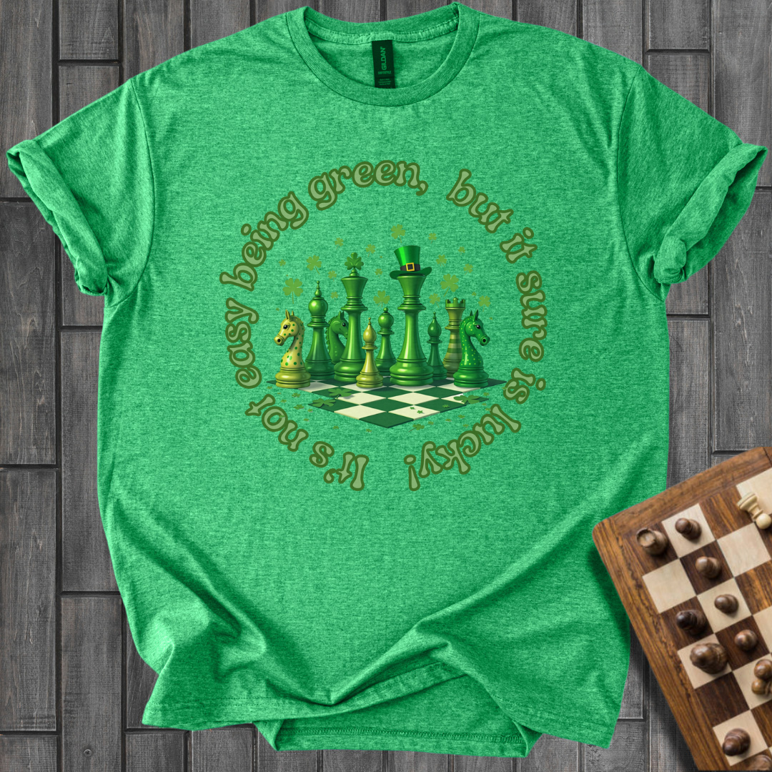 Lucky to be Green Chess T-Shirt