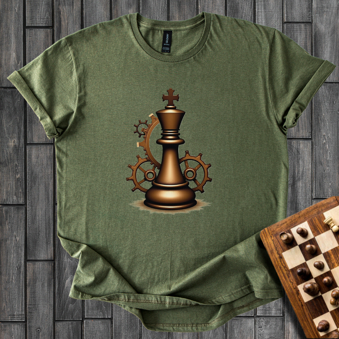 Steampunk Chess King T-Shirt