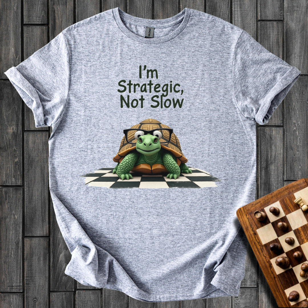 Turtle Patience And Tactics Chess T-Shirt