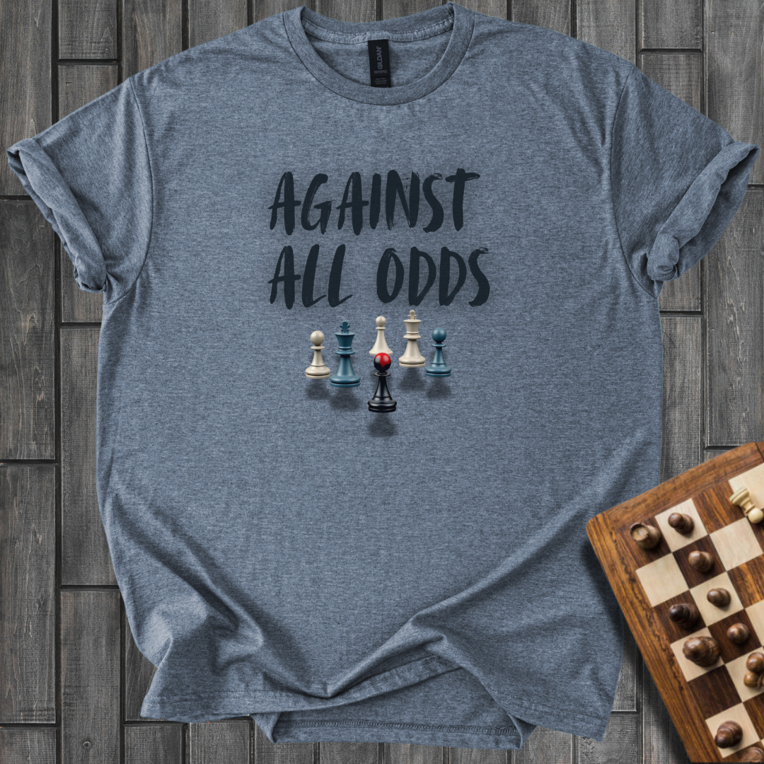 Against All Odds Chess T-Shirt