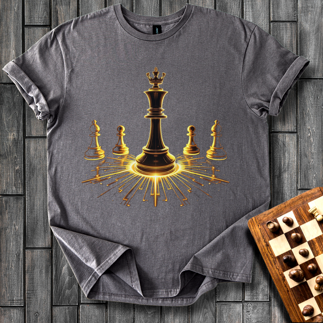 Golden Game Master Chess T-Shirt