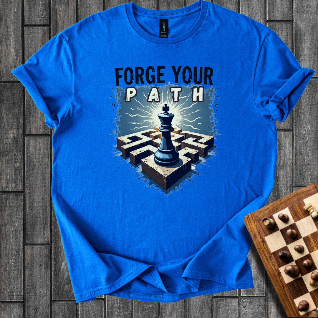Forge Your Path Chess T-Shirt