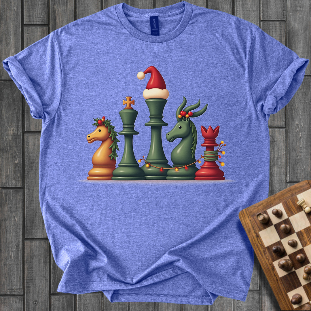 Festive Chess Pieces T-Shirt
