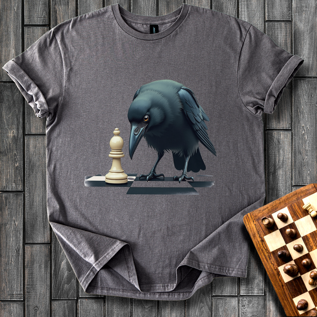 The Watchful Raven Chess T-Shirt
